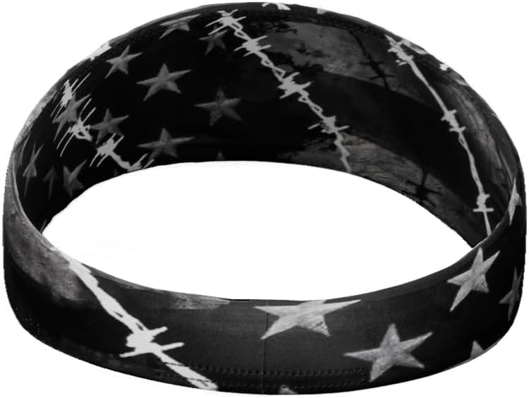 40+ Designs! Unisex Headband/Sweatband. Best for Sports, Fitness, Working Out, Yoga. Tapered Design