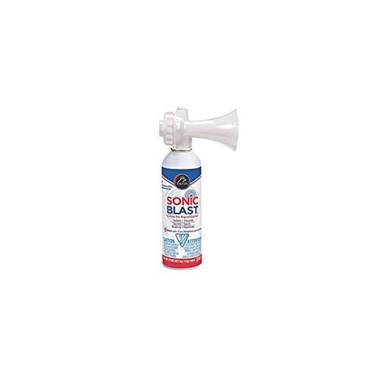 FSB5 Falcon Sonic Blast Signal Horn, White, White