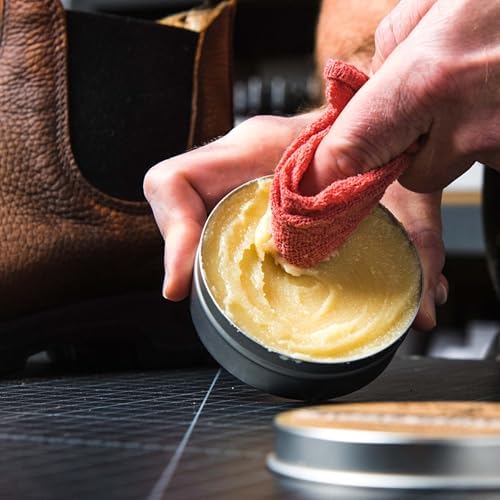 Leather Salve | Leather Cleaner & Conditioner | All-Natural Balm for Furniture, Boots, Jackets, Shoes & Bag