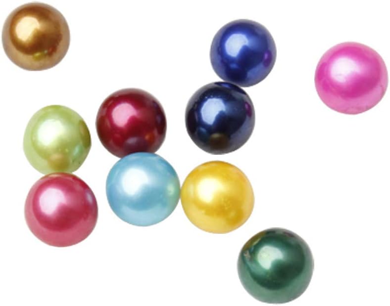 30PCS Freshwater Pearl Oyster Cultured Love Wish Round Pearls Various Shining Meaningful Color, Oysters with Pearls Inside (6-8mm, 30 Pcs/lot)