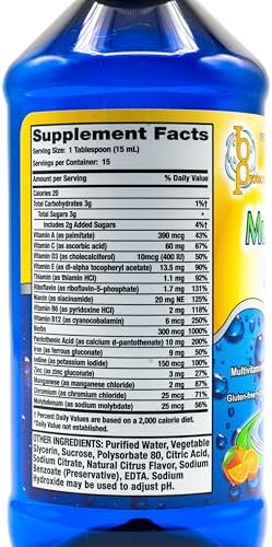 Multi-Vite Liquid Alcohol Free 8 fl Ounce (236 ml) Liquid