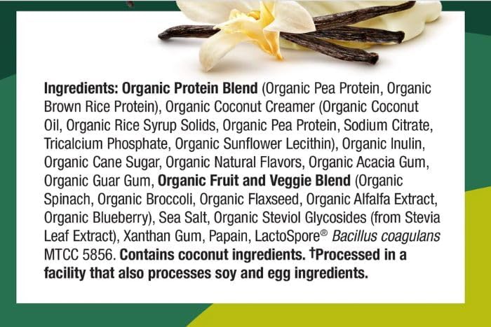 Purely Inspired Plant-Based Protein Powder for Men & Women, Rich Decadent Chocolate (16 Servings) - Vegan & Organic - 20g of Pea Protein Powder for Smoothies & Shakes - Dairy-Free, & Gluten-Free