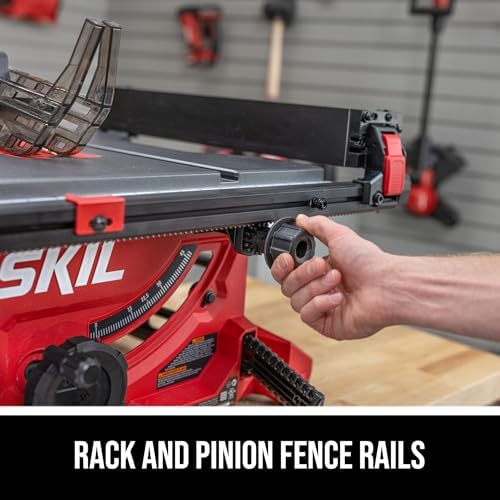 SKIL 15 Amp 10 Inch Portable Jobsite Table Saw with Folding Stand- TS6307-00