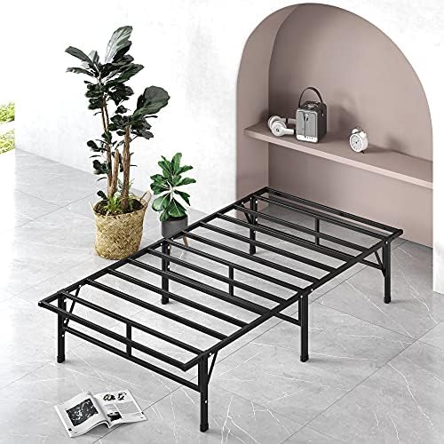 ZINUS SmartBase Compack Mattress Foundation, 14 Inch Metal Bed Frame, No Box Spring Needed, Sturdy Steel Slat Support, Full