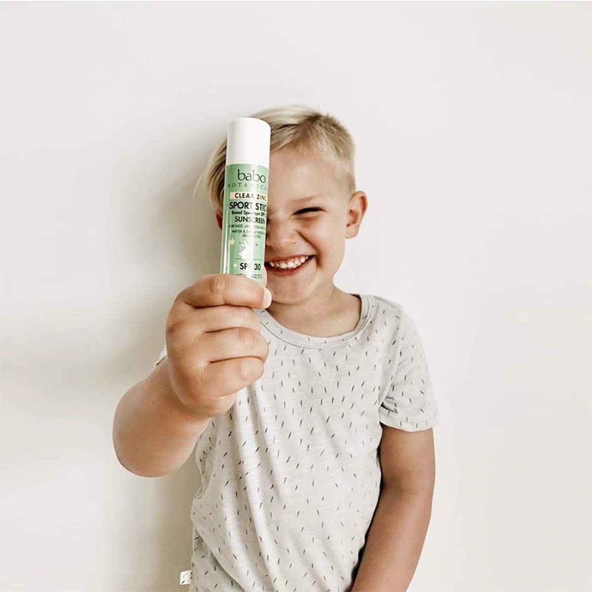 BABO Botanicals Sheer Zinc Mineral Sunscreen Sport Stick SPF30- Natural Zinc Oxide- Shea Butter- Fragrance-Free - Water Resistant - Made Safe Certified