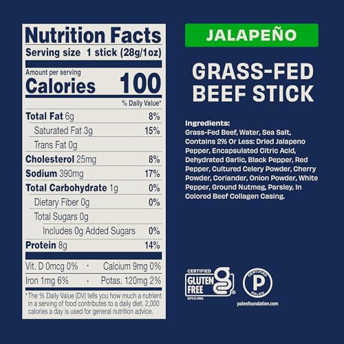 Archer Jerky Beef Sticks, Original, Grass-Fed, Gluten Free - 1 Oz, 18 Pack