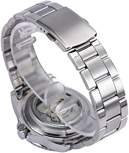 MASTOP Men Automatic Mechanical Watches Full Steel Waterproof Mens Watches | Calendar,Fashion Wristwatch for Men