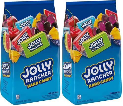JOLLY RANCHER Assorted Fruit Flavored Hard Candy Bulk Bag, 5 lb