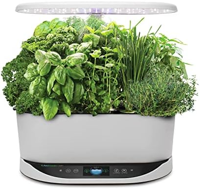 AeroGarden Bounty, Black | Indoor Garden with LED Grow Light, WiFi and Alexa Compatible
