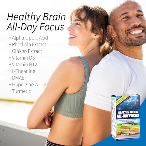 Applied Nutrition Healthy Brain All-Day Focus Cognitive Support (2 Pack)