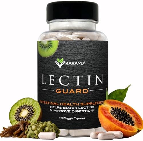 KaraMD Lectin Guard, Colon Cleansing Lectin Blocker Supplement, 30 Servings | Support Gut Health | Slippery Elm, Bladderwrack, Sodium Alginate