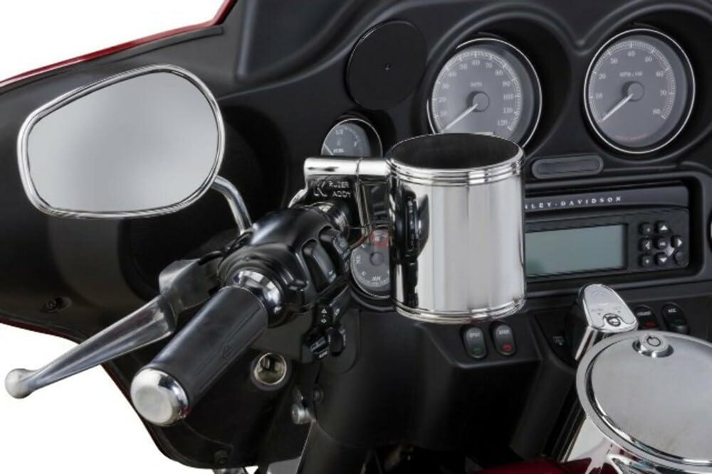 Chrome Cup Holder Bar Mount 7/8, 1, 1 1/4