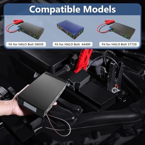 14V Charger Adapter for Halo Bolt Compatible wit Halo Bolt 57720, Bolt 58830 ACDC Portable Car Battery Jump Starter Adapter Power Cord Replacement