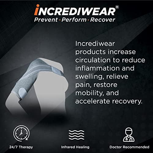 Incrediwear Shoulder Brace for Men and Women – Shoulder Support Brace Supports Shoulder Recovery & Shoulder Pain Relief, Reduces Inflammation and Swelling, Designed for Left & Right Shoulder (Large)