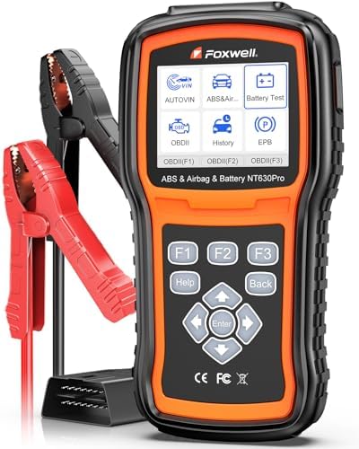 FOXWELL NT630 Plus ABS/SRS OBD2 Scanner, ABS Auto Bleed, Oil EPB SAS Resets