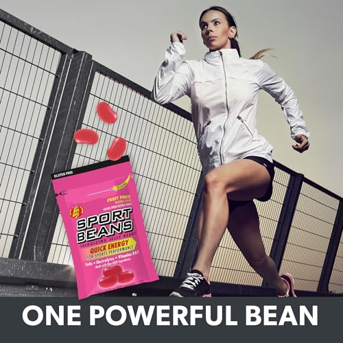 Jelly Belly Sport Beans - Energizing Jelly Beans - Assorted Flavors, 24 x 1 Ounce Bags | sports-nutrition-endurance-and-energy-chews