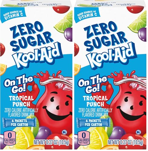 Kool-Aid Sugar-Free Tropical Punch On-The-Go Powdered Drink Mix 6 Count