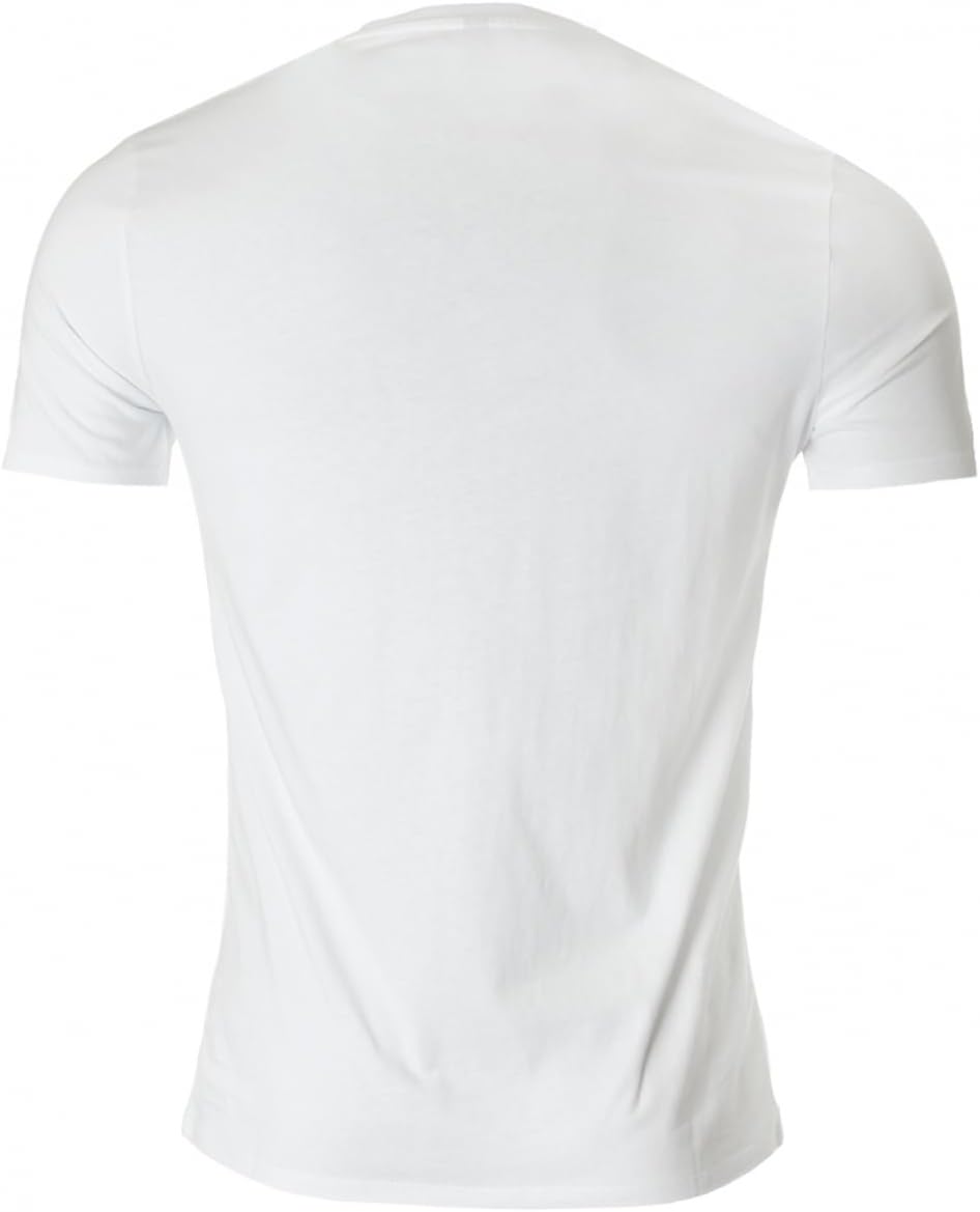 Emporio Armani Mens Regular Fit Jersey Barcode T-Shirt