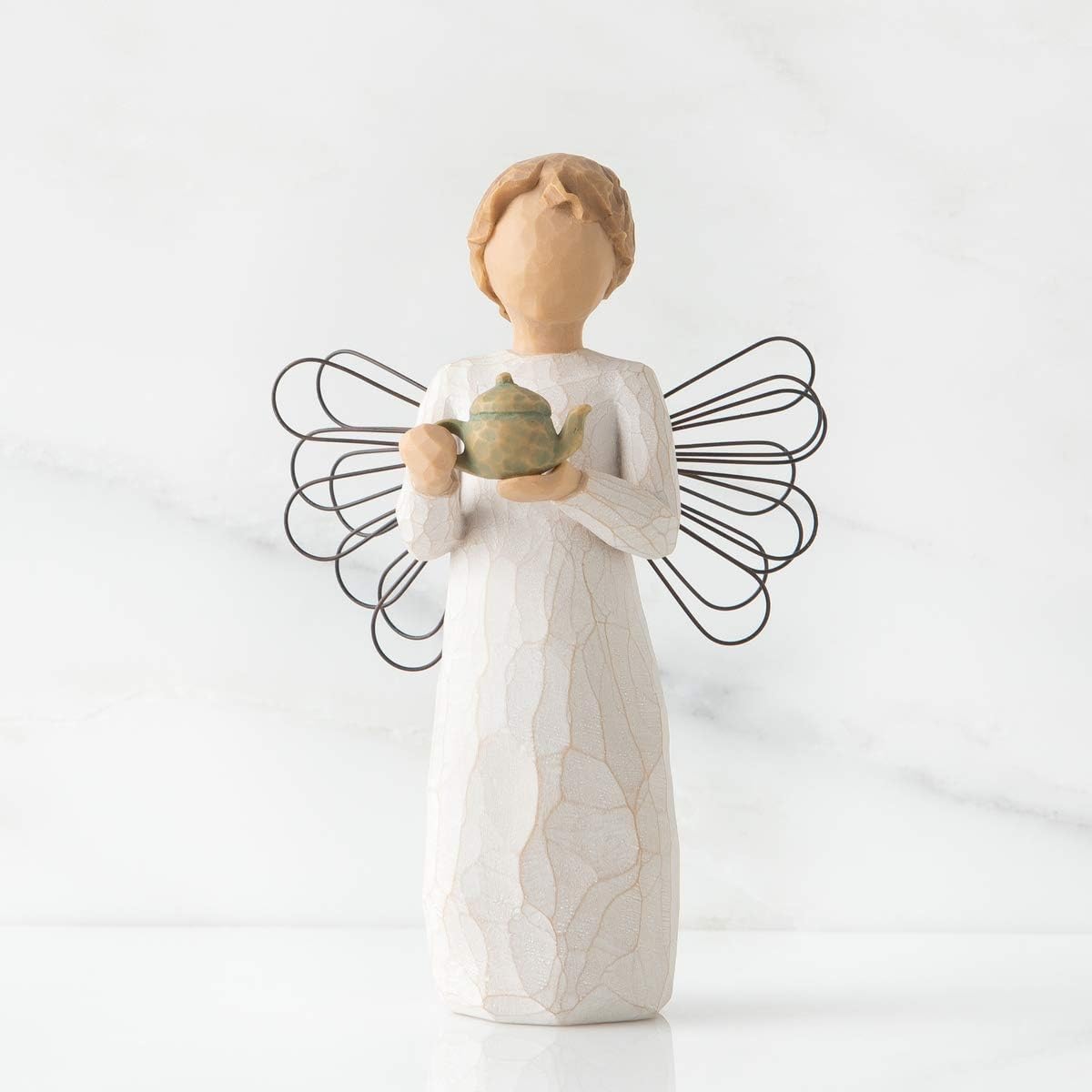 Willow Tree Angel of The Spirit, Sculpted Hand-Painted Figure | Hand-Painted Angel Figurine, Celebrating Friendship, Nature and Everyday Blessings, Sculpted by Artist Susan Lordi