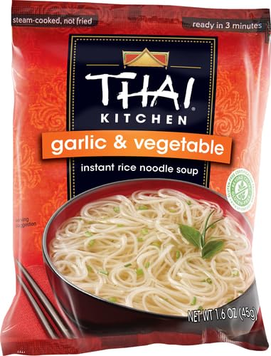 Thai Kitchen Gluten Free Garlic & Vegetable Instant Rice Noodle Soup, 1.6 oz