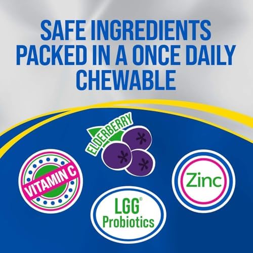 Culturelle Kids Daily Immune Defense Probiotic Chewables, Ages 3+, 30 Count