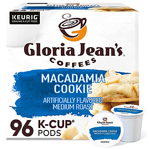 Gloria Jean's Coffees Butter Toffee, Single-Serve Keurig K-Cup Pods, Flavored Medium Roast Coffee, 96 Count