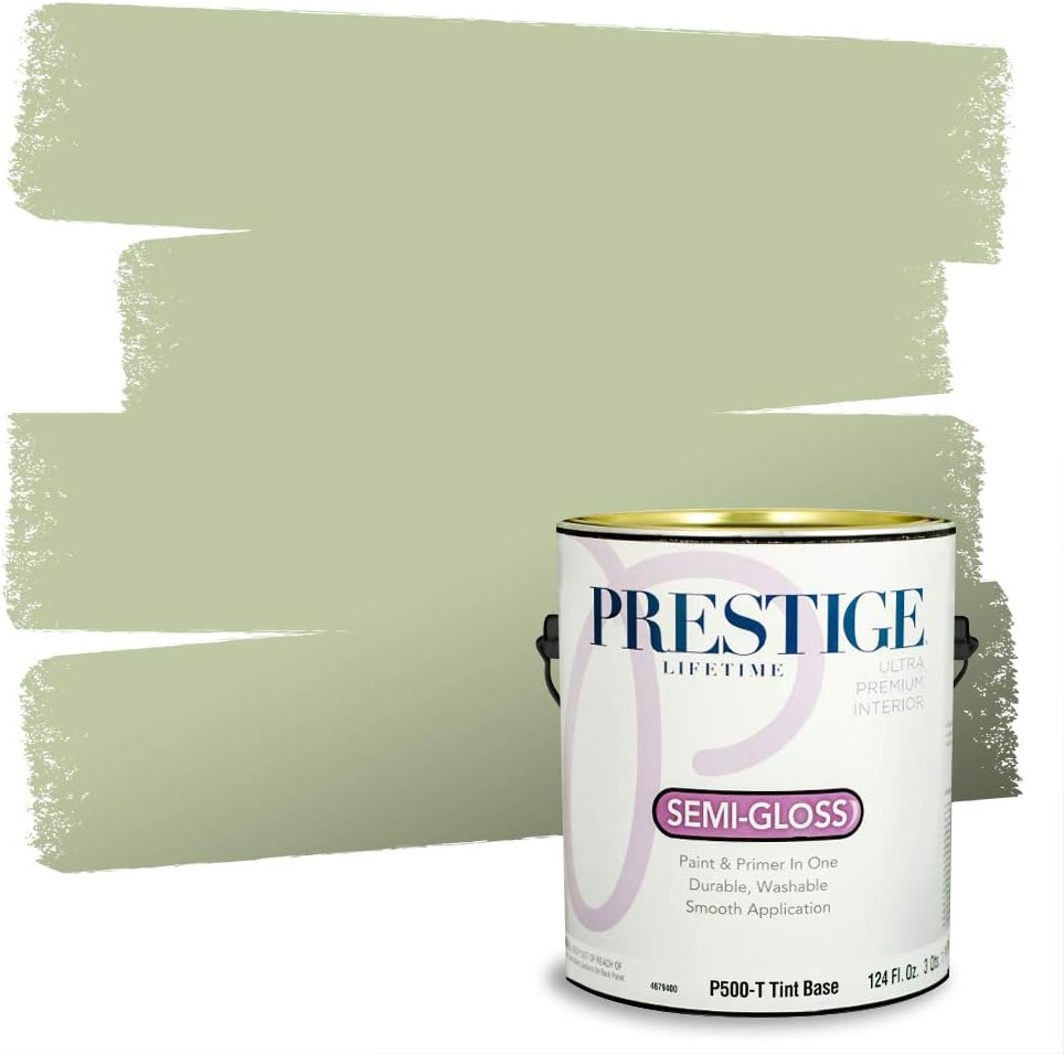 PRESTIGE Interior Paint and Primer in One, Garden Sage, Eggshell, 1 Gallon