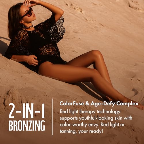 Brown Sugar Eternal Youth Red Light 2-in-1 Tanning Lotion, 13.5 Fl Oz