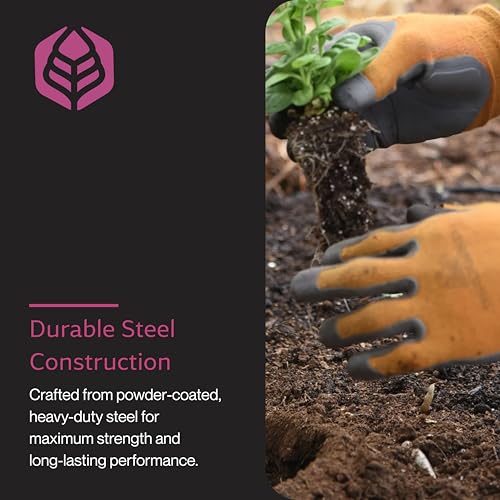 Yard Butler IREA-4 Roto Earth 18” Auger Drill Bit - Digging Tool for Effortless Bulb Planting - Multi-Use Drill - Heavy-Duty Garden Tool - Power-Coated Steel - Rust-Resistant | Powder-Coated Steel Digging Tool, Rust-Resistant, Digs Medium-Depth Holes for…
