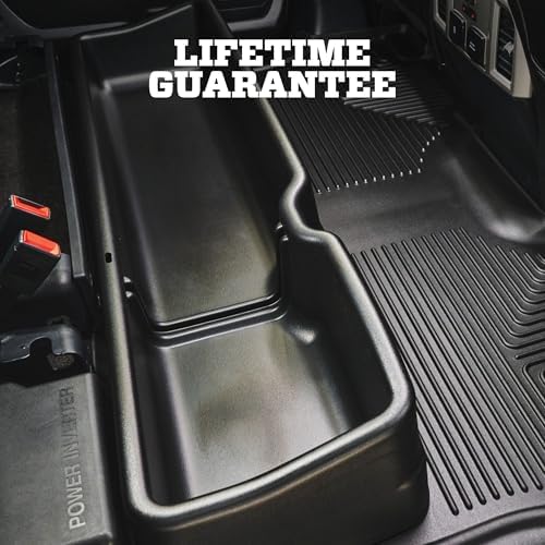 Husky Liners Gearbox Storage Systems | Fits 2015-20 Ford F-150 SuperCrew (Crew Cab), 2017-20 Ford F-250/F-350 SuperCrew (Crew Cab) - w/Out Factory Storage Box | Under Seat, 1-pc Black - 09281