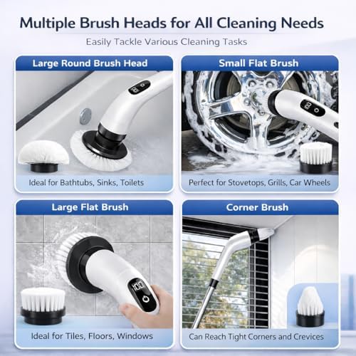 Premium Electric Bathroom Cleaning Brush