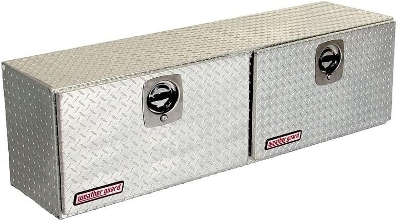 Weather Guard Model 364-0-02 Hi-Side Truck Box, Aluminum, Clear, 7.9 cu ft capacity