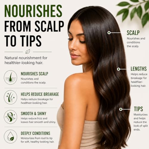 Aria Starr Castor Oil Cold Pressed - 16 FL OZ - 100% Pure Hair Oil For Hair Growth, Face, Skin Moisturizer, Scalp, Thicker Eyebrows And Eyelashes