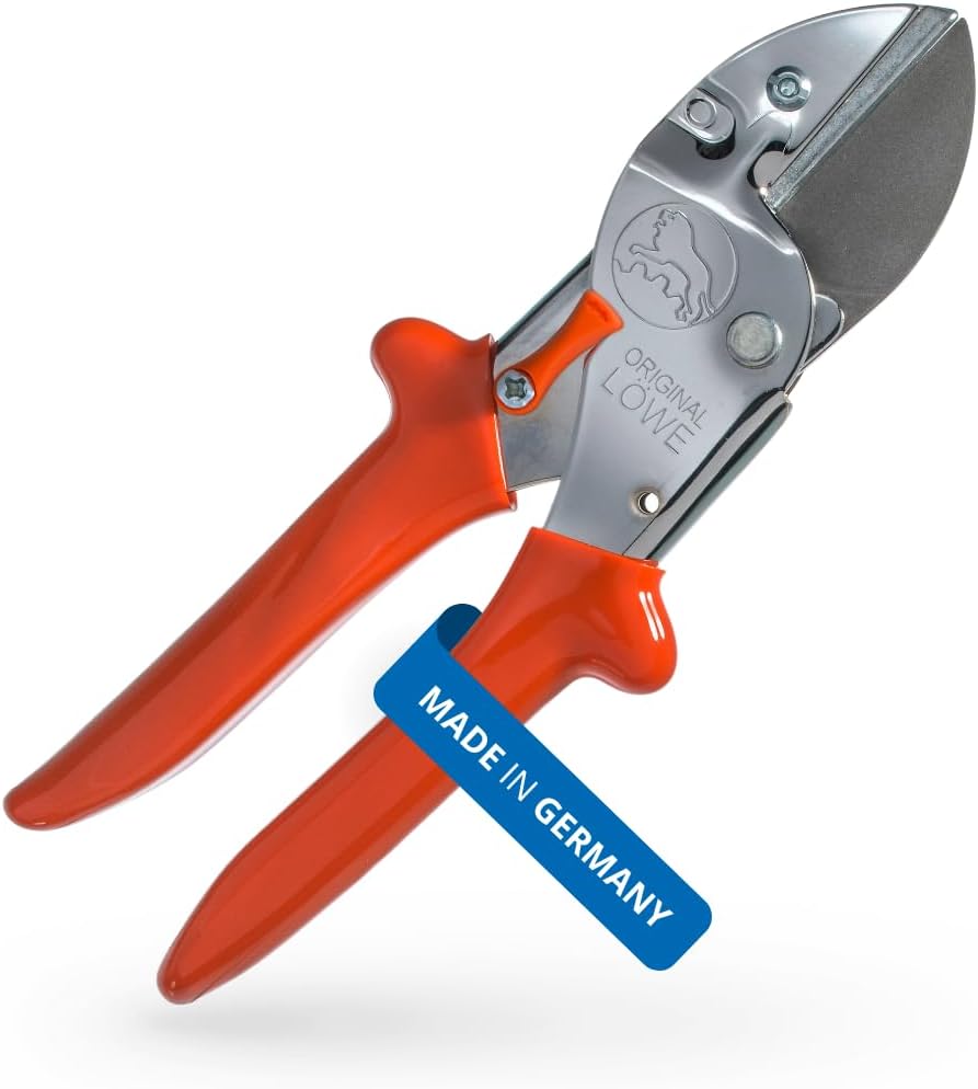 Original LÖWE Professional Anvil Pruner Garden Tools 1.104 | Robust & Sharp Hedge Trimmer | Use As Pruners, Garden Shears, Heavy Duty Handheld