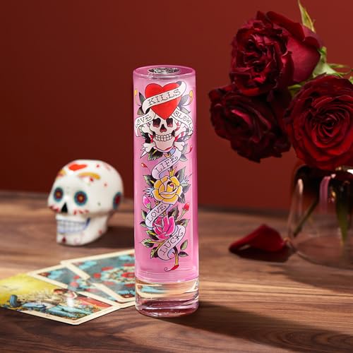 ED HARDY Eau de Parfum for Women, 1 fl oz | Women's eau de parfum. Perfume with warm amber notes and a long-lasting scent.