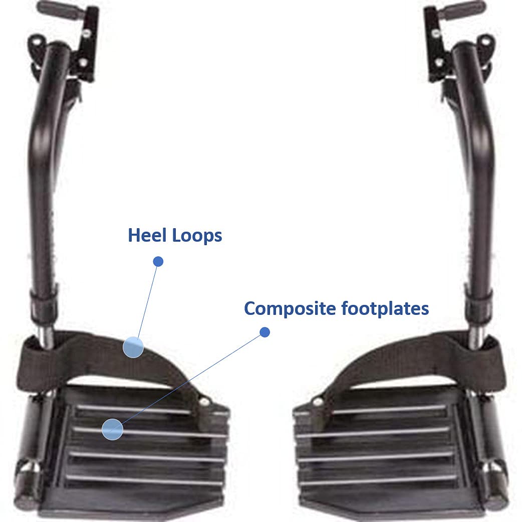 Invacare Tracer EX2 Wheelchair for Adults | Standard Folding | 16 Inch Seat | Footrests & Desk Arms