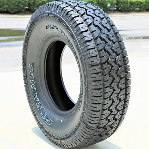 GT Radial Adventuro AT3 P265/70R17 113T | Truck/SUV All Terrain All Season Traction 113T Rated Standard Load Radial Construction Outlined White