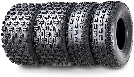 WANDA 4 Sport ATV tires 22x7-10 & 22x10-9 for 01-09 Honda TRX 250EX 300EX