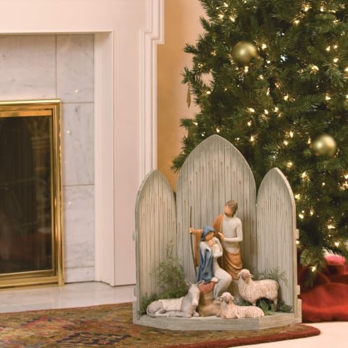 Willow Tree Gentle Animals of the Stable, Hand-Painted Figures, 3-Piece Set | Extends the Willow Tree Nativity Scene, Designed by Artist Susan Lordi