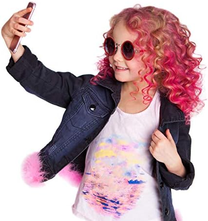 Desire Deluxe Girls Gifts Hair Chalk - 10 Temporary Washable Color Pens for Kids, Teenage, Make Up & Dress Up Colourful Styles Set Toy for Christmas