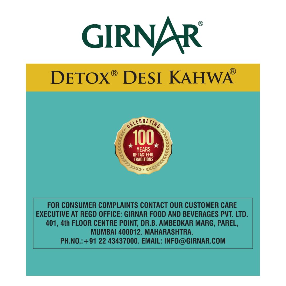 Girnar Detox Green Tea, (36 Teabags)