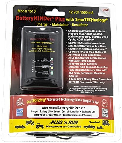 Polaris Genuine OEM BatteryMINDer 1510 1.5 Amp 12-Volt 4 Battery Charger Ranger RZR General 2830404