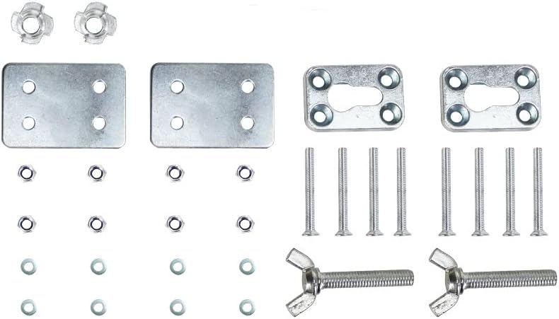Extreme Max 5001.5778 Removable Hardware Kit for Deluxe Chrome Motorcycle Wheel Chock