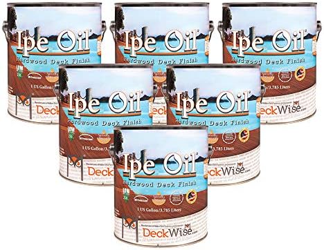 Ipe Oil Hardwood Deck Semi-Transparent 250 VOC Natural Finish (Pack of 2, 1-Gallon Each)