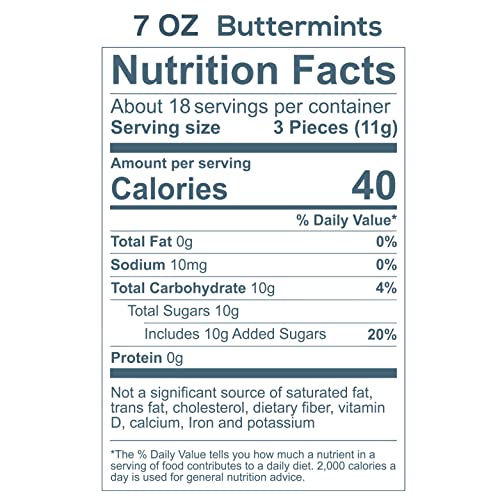 Hospitality Mints Bible Verse Buttermints, Six 7 Oz Bags | Gluten Free & Kosher, Quality you can taste, Taste the difference today!, Gluten Free, Fat Free, Kosher and no Trans Fat