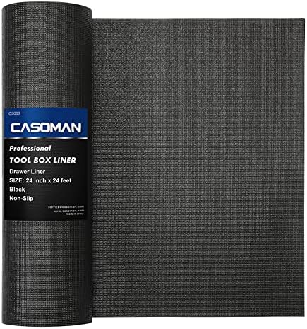 CASOMAN Professional Tool Box Liner and Drawer Liner 18 inch x 24 feet