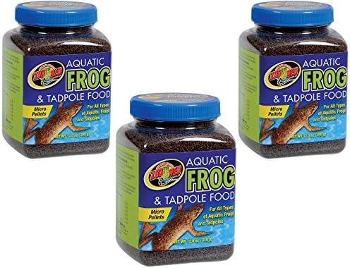 Zoo Med Aquatic Frog and Tadpole Food, 12 Ounces Each, Made in The USA (12 Ounces)