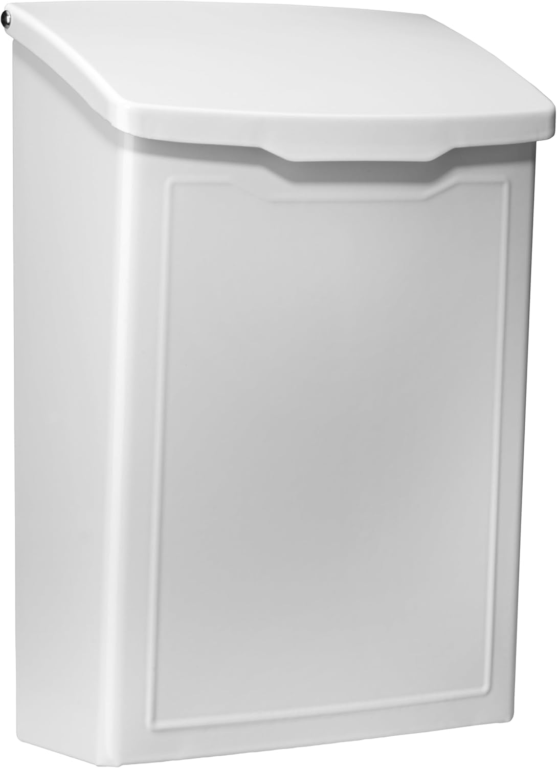 Architectural Mailboxes 2681B Black Marina Wall Mount Mailbox, Small | Galvanized steel build for outside with weather-resistant outdoor construction and a rust-resistant powder-coat finish.