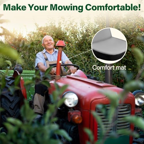 Himal Riding Lawn Mower Seat Cover, Durable 600D Polyester Oxford Durable Tractor Seat Cover,Large