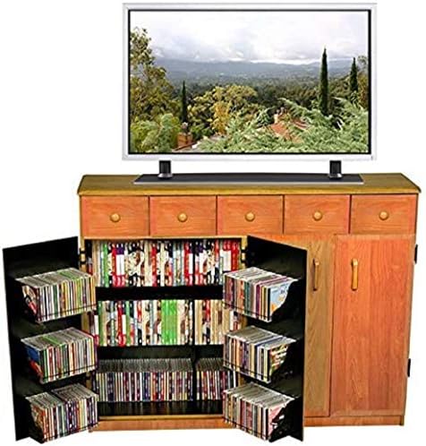 Venture Horizon Media Cabinet with Drawers- Walnut